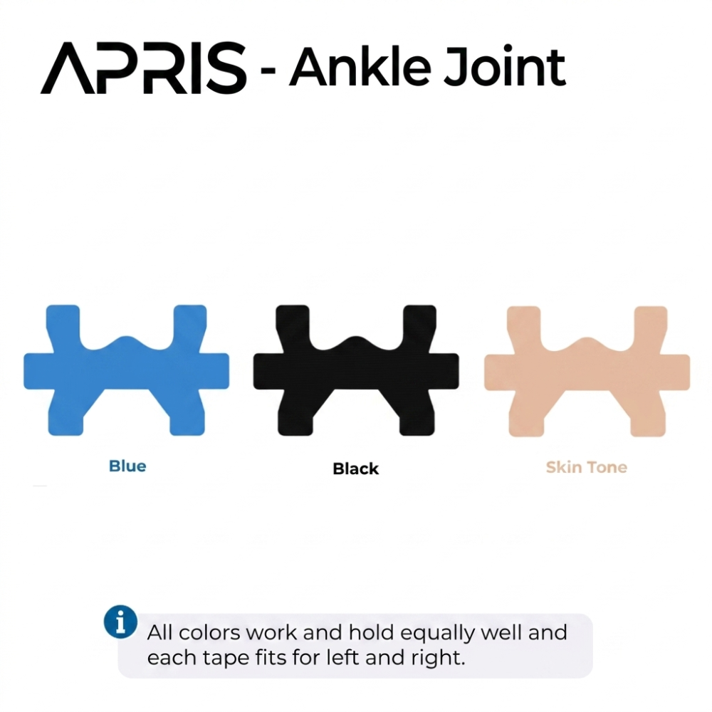 Apris Ankle Support - Pre-Cut Kinesiology Tape