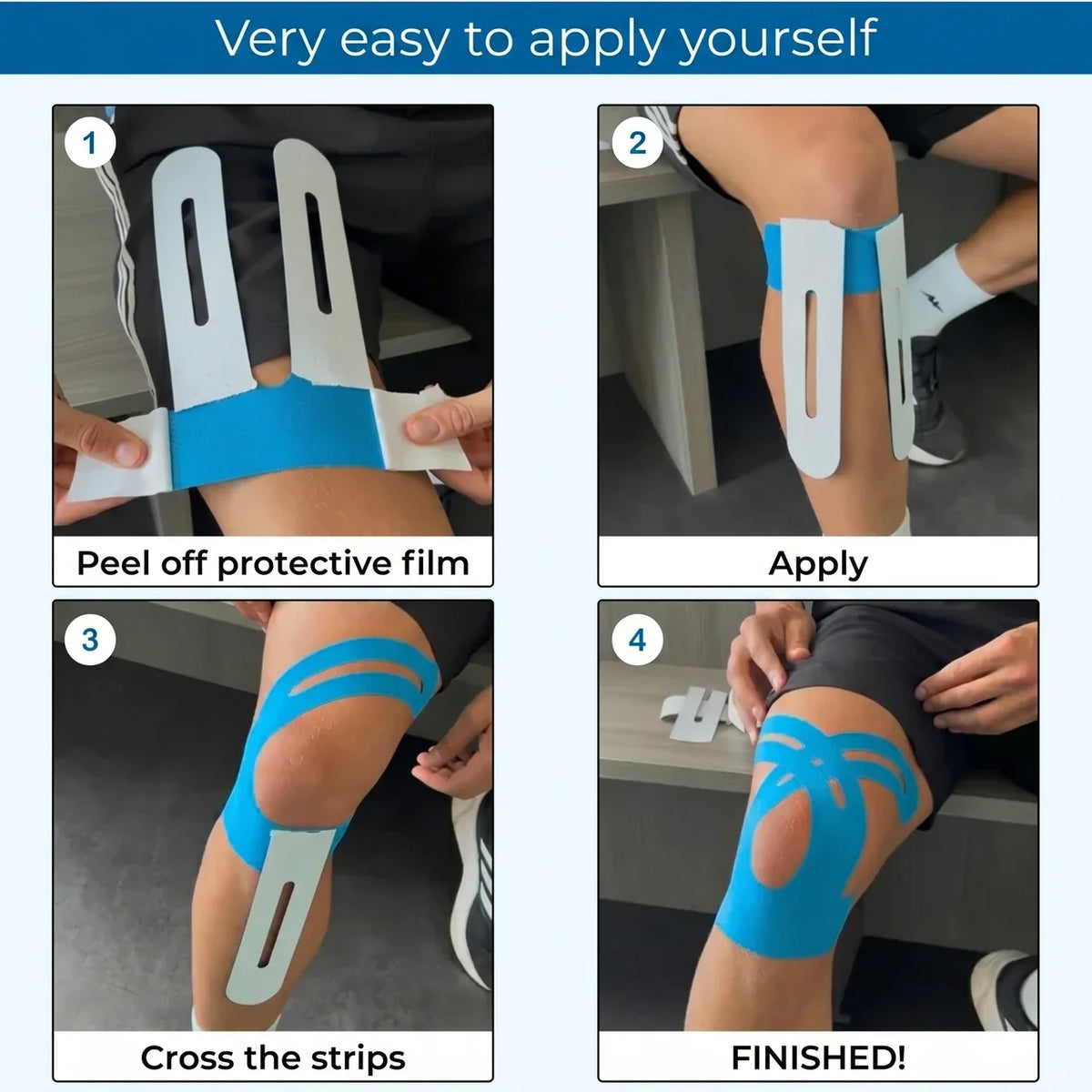 Apris™ - Pre-Cut Knee Support That Moves With You