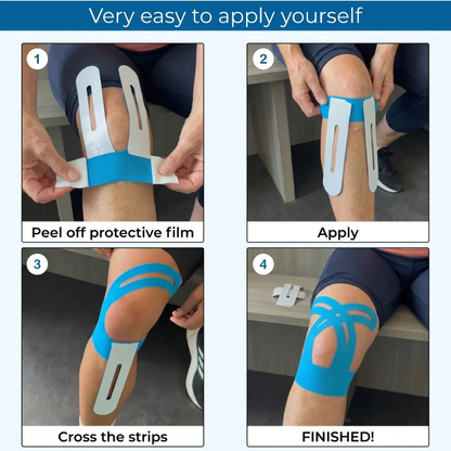 Apris™ Knee Relief — Pre-Cut Kinesiology Tape