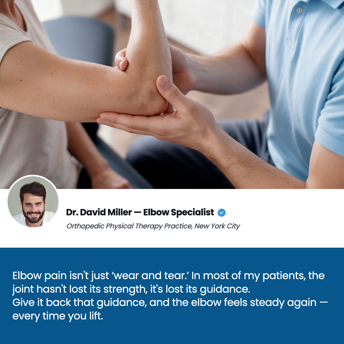 Apris™ – Pre-Cut Elbow Support