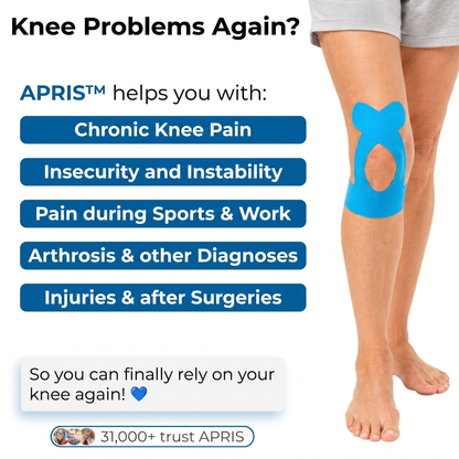Apris Knee Support - Pre-Cut Kinesiology Tape