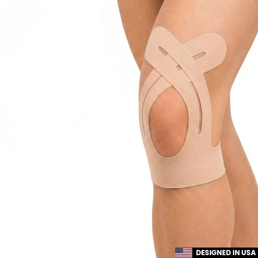 Apris™ Knee Support — Pre-Cut Kinesiology Tape